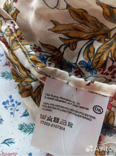 Палантин “C & A ” Весна. В упаковке (Германия)