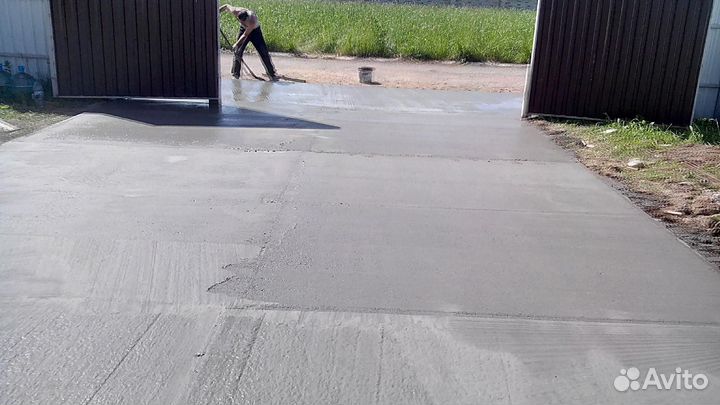 Бетонирование площадок