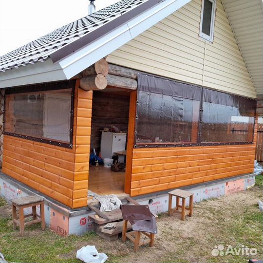 Гибкие окна для террасы, веранды