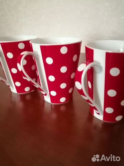 Кружка фарфор, Китай, 3шт,новые