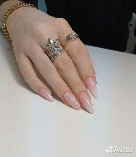 Гель- лак, Наращивание ногтей