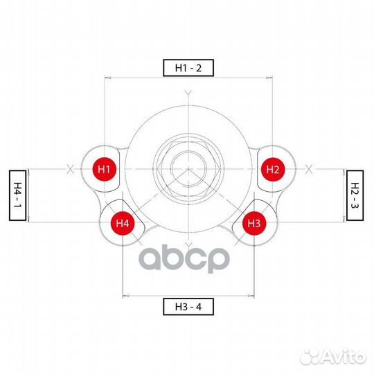 Опора шаровая CB0380 CTR