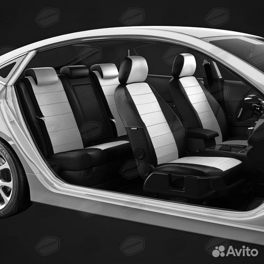 Авточехлы из экокожи на ssang yong action