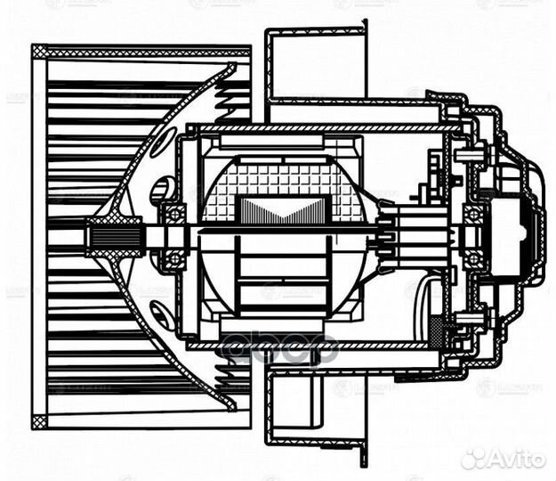 Вентилятор отопителя Renault Arkana (19) /Duster