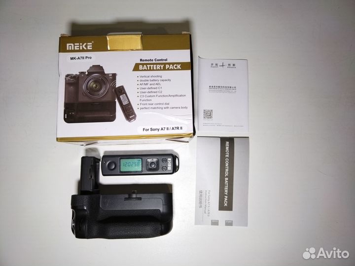 Батарейный блок ручка Sony A7ii с пультом д/у
