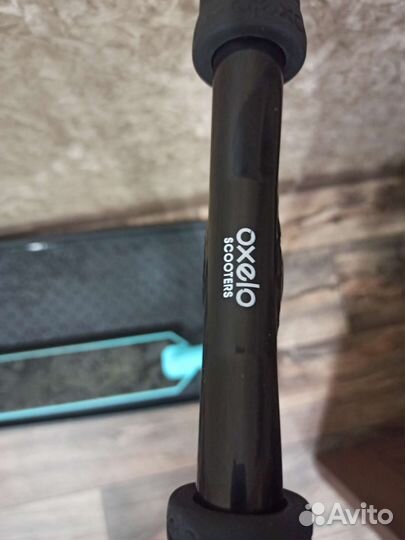 Самокат для фристайла черно-бирюзовый MF1.8 Oxelo