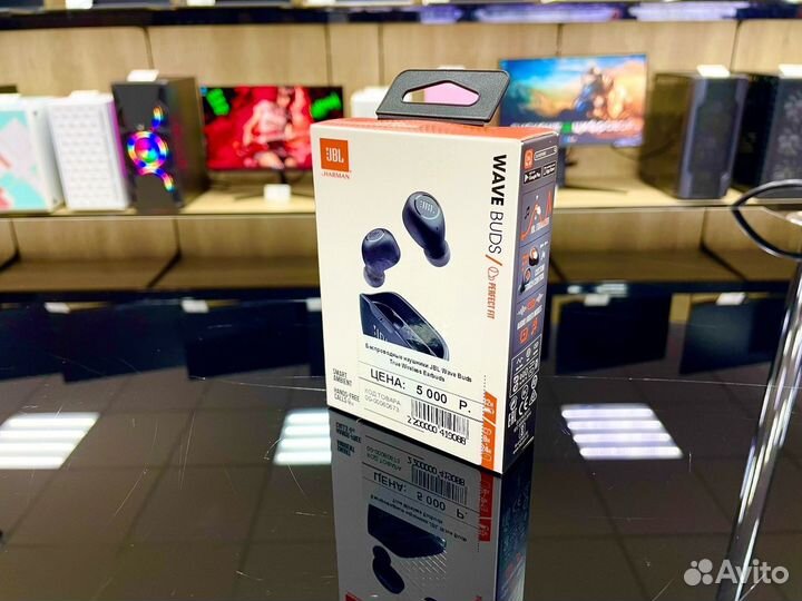 Беспроводные наушники JBL Wave Buds True Wireless