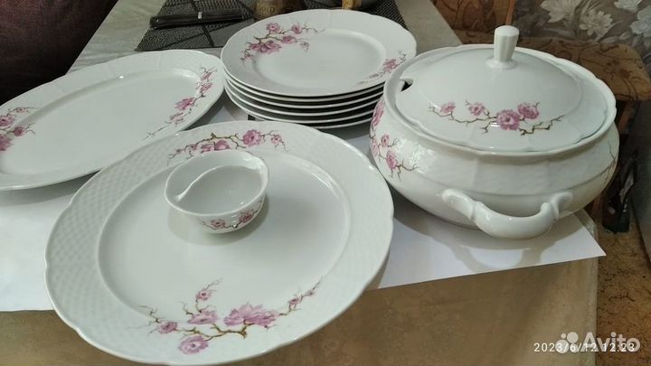 Столовая посуда фарфор Thun чсср
