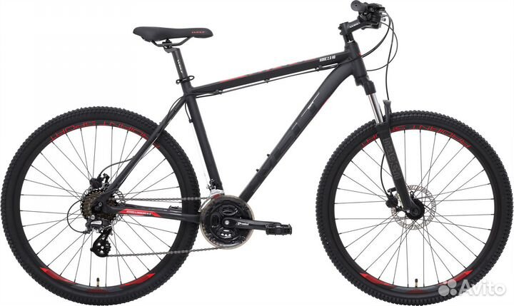 Велосипед welt Ridge 2.0 HD 27 (2023) Matt Black S