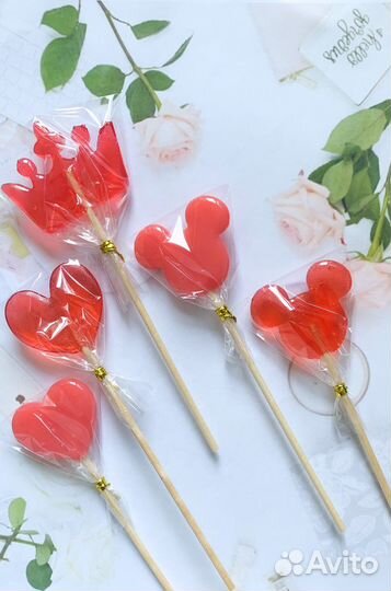 Леденцы на палочке /топперы на торт