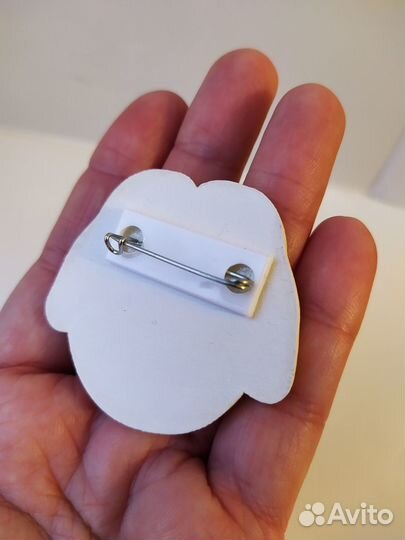 Значок зайчик, брелок Липецк