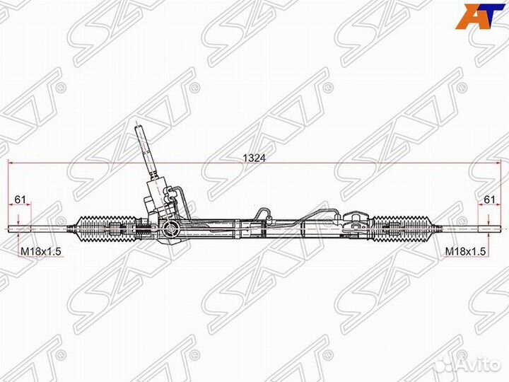 Рейка рулевая ford mondeo