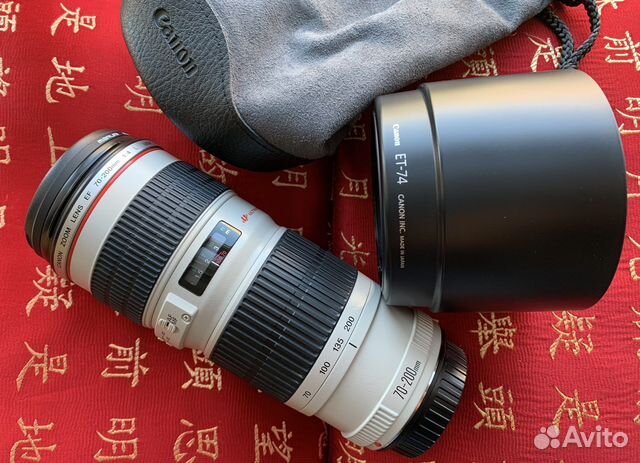 Объектив canon EF 70-200 mm 1:4 L