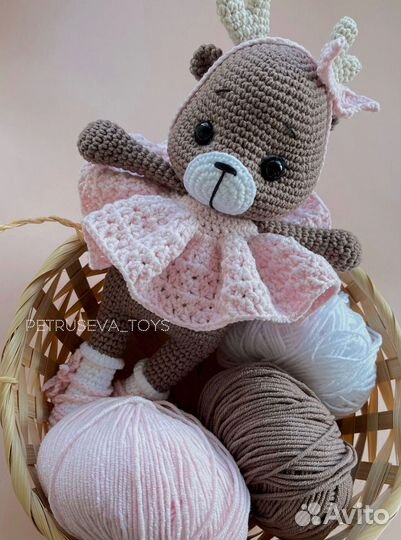 Вязаные игрушки ручной работы для детей