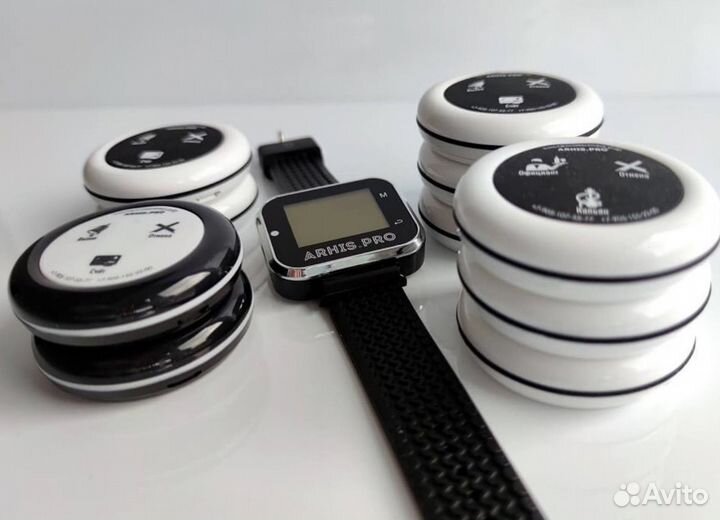 Кнопка вызова персонала, официанта, часы-пейджер