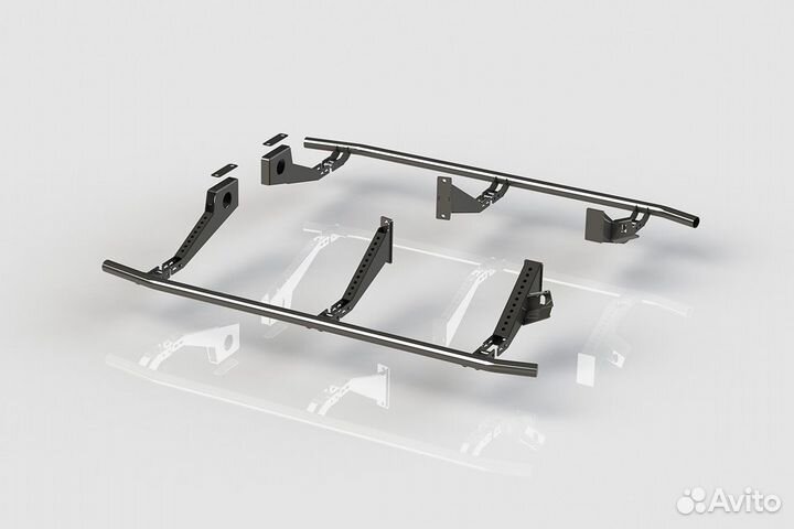 Пороги силовые BMS alfa для УАЗ Patriot 2016-2020