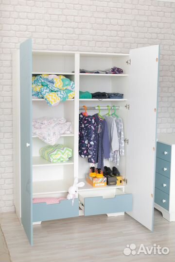 Шкаф новый детский 1200х1850