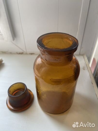 Пузырек/флакон с притертой пробкой СССР