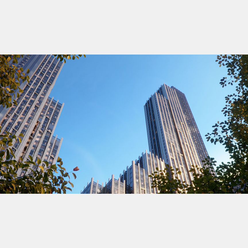 2-к. квартира, 66,7 м², 38/56 эт.