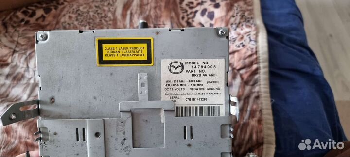 Штатная магнитола Мазда 3