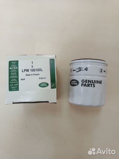 Оригинальный масляный фильтр LPW100180L
