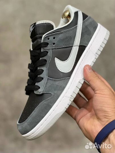 Nike SB Dunk air low 1 тёмно-серые разм. 45