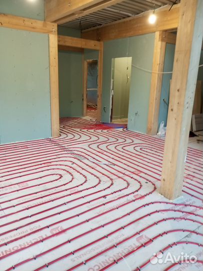 Водяной теплый пол монтаж