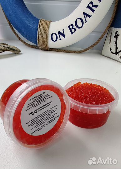 Красная икра кеты