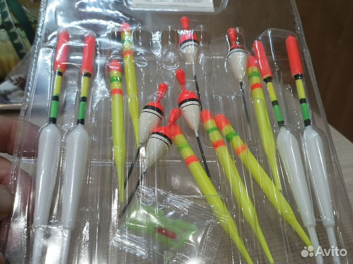 Поплавки для рыбалки, 15 шт