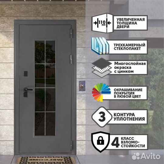 Входные двери с терморазрывом DM termo 4 lite