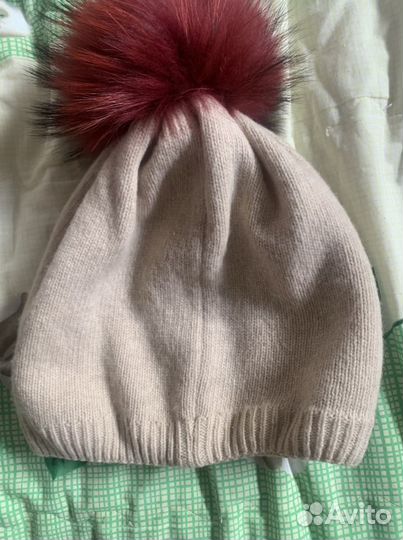 Шапка для девочки со стразами pulka