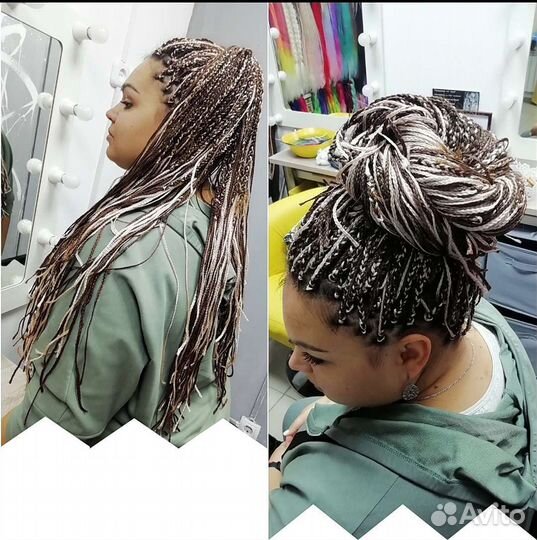 Плетение афрокосичек