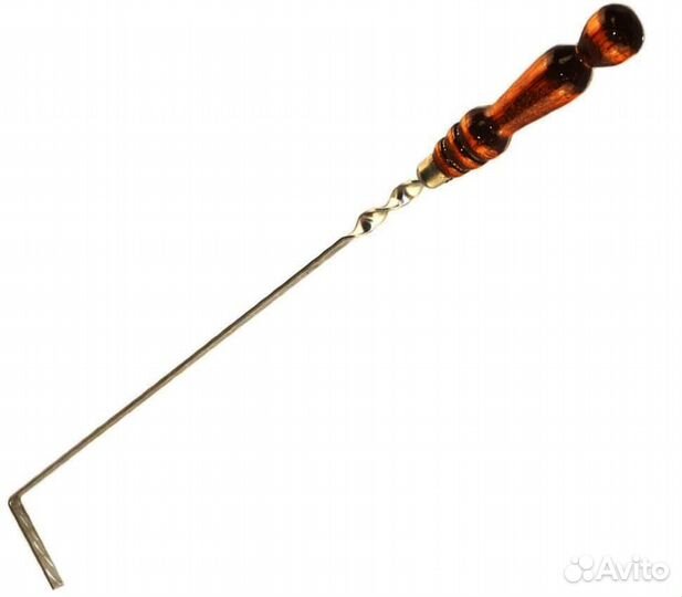 Кочерга с деревянной ручкой нержавеющей стали 50 с