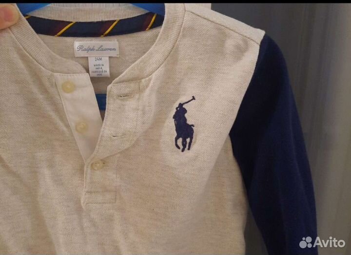 Поло Polo ralph lauren с длинным рукавом