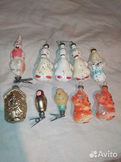 Елочные игрушки СССР советские