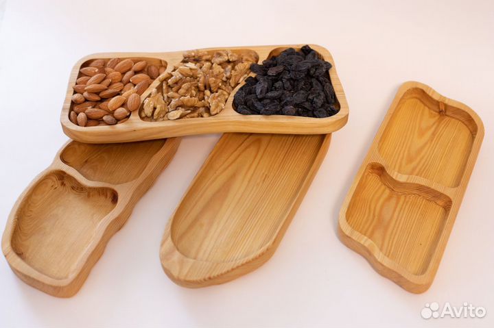 Продам деревянные менажницы ручного изготовления