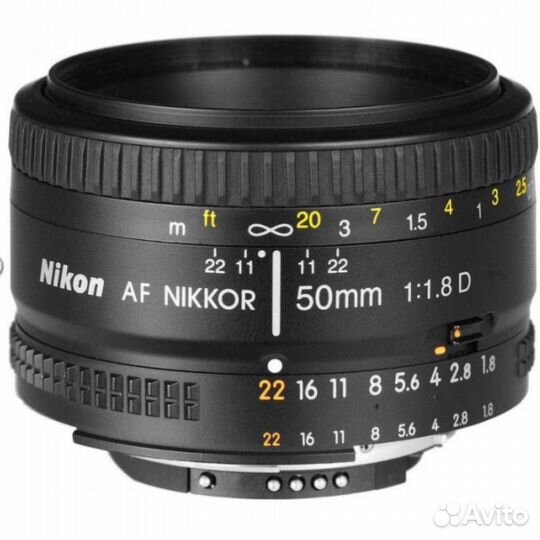 Объектив Nikon AF Nikkor 50mm 1:1.8D