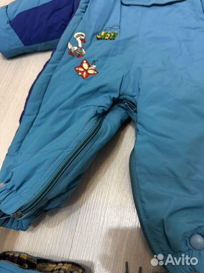 Зимний комбинезон 62-68 (размер 20) синий