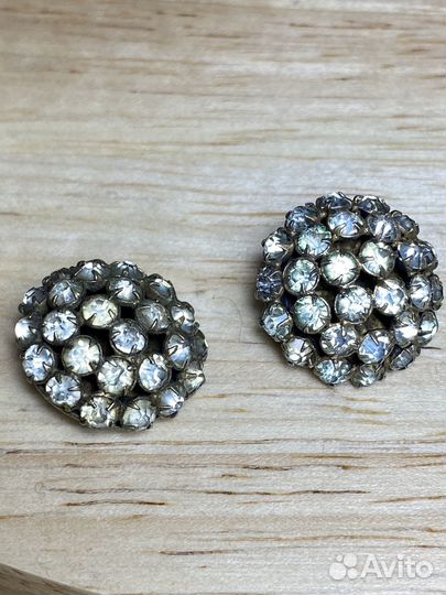 Серьги старинные серебро СССР