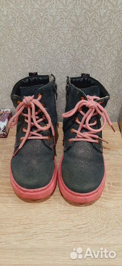 Ботинки демисезонные для девочки, 28 размер