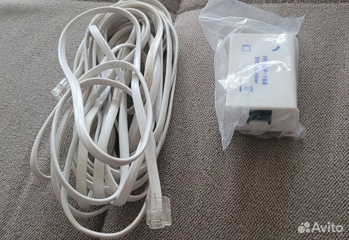 Adsl splinter с кабелем
