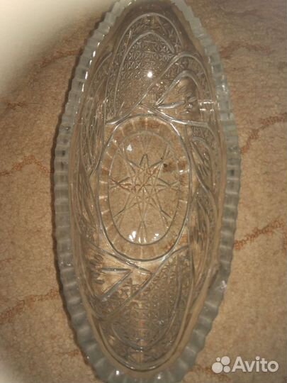 Ваза хрустальная