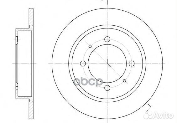 Диск тормозной 644700 Road house