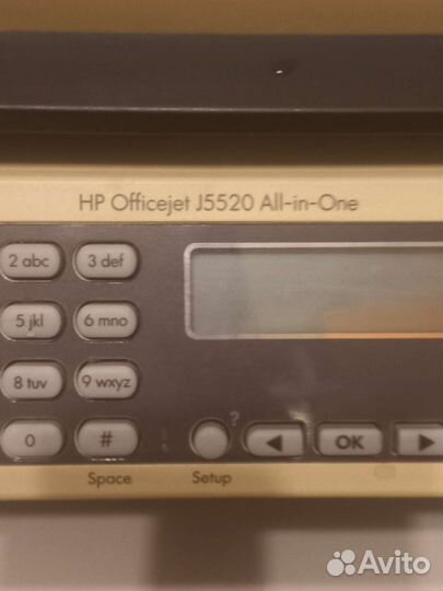 Принтер струйный hp officejet j5520 all-in-one