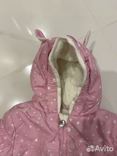 Зимний комбинезон для девочки 68