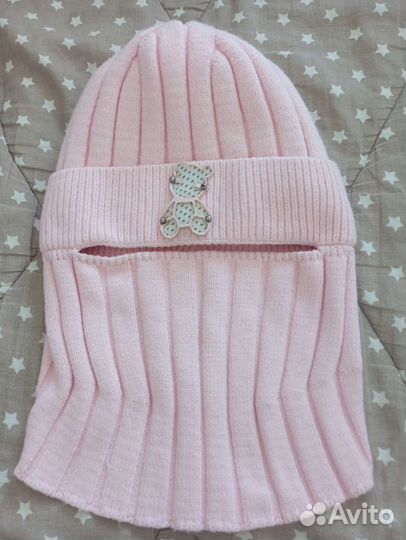 Шапка зимняя для девочки 52 54