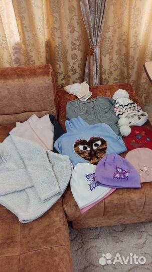 Вещи пакетом на девочку 9 лет, много