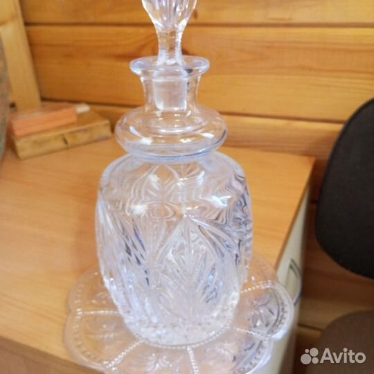 Штофы и графины СССР хрусталь