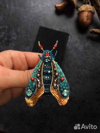 Брошь Мотылёк