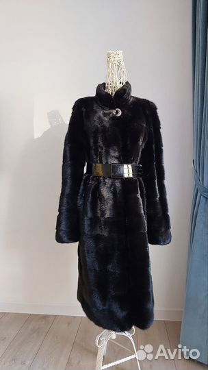 Норковая шуба новая 44-46-48 поперечка